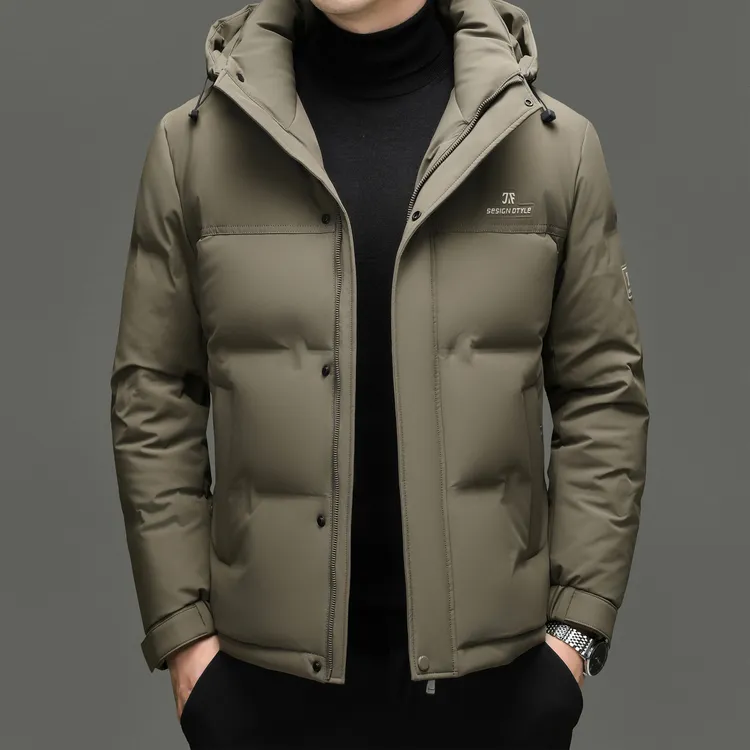 【专柜正品】2025新款羽绒服保暖加厚男士短款时尚联名鸭绒外套男装
