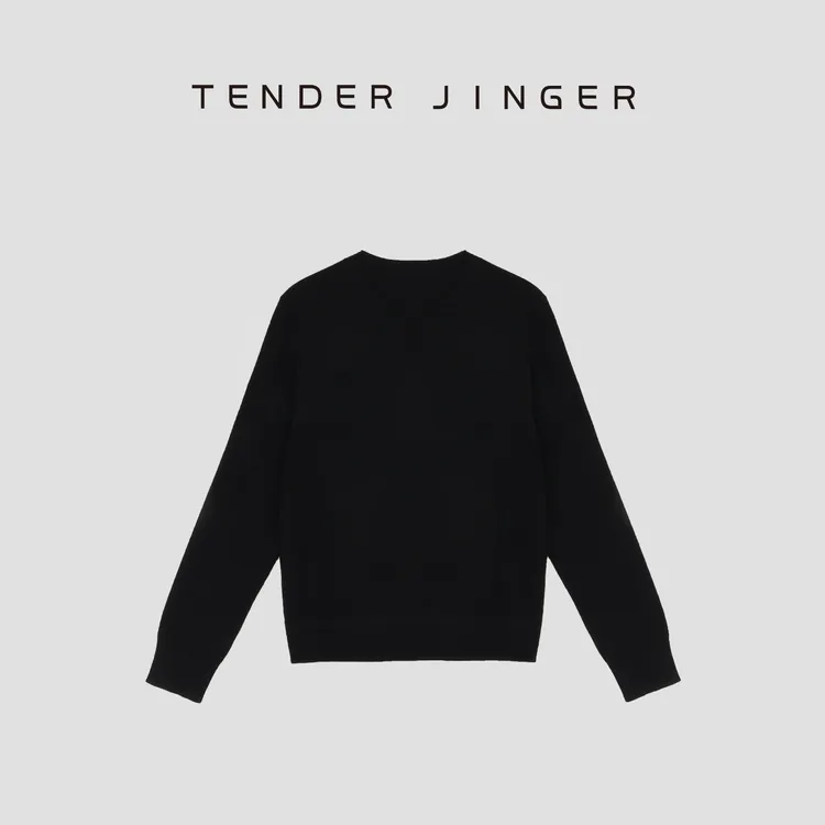 Tender Jinger【陷入柔软秋冬】纯羊毛圆领针织衫T53BBS30737