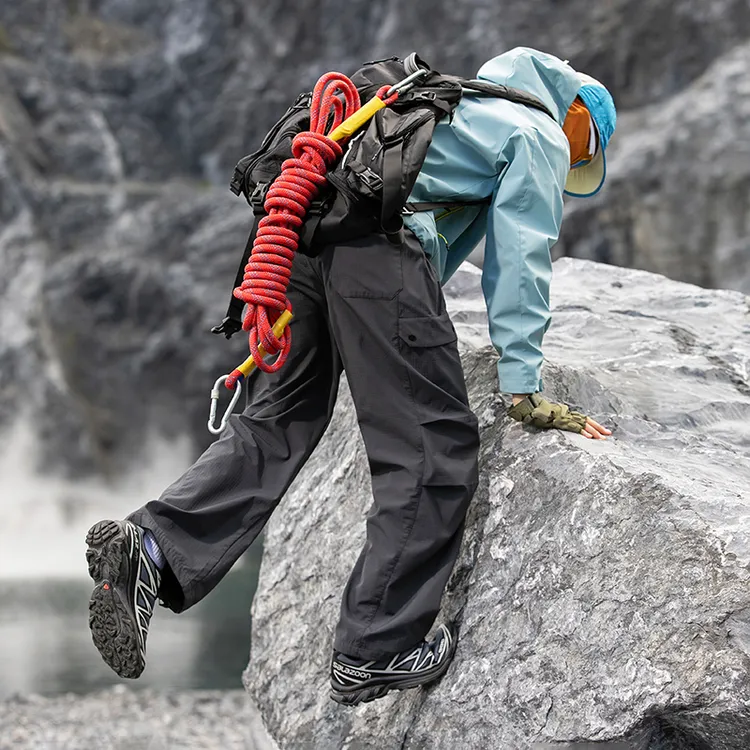 休闲运动潮流工装风显瘦百搭长裤高能感机能户外透气宽松防风保暖