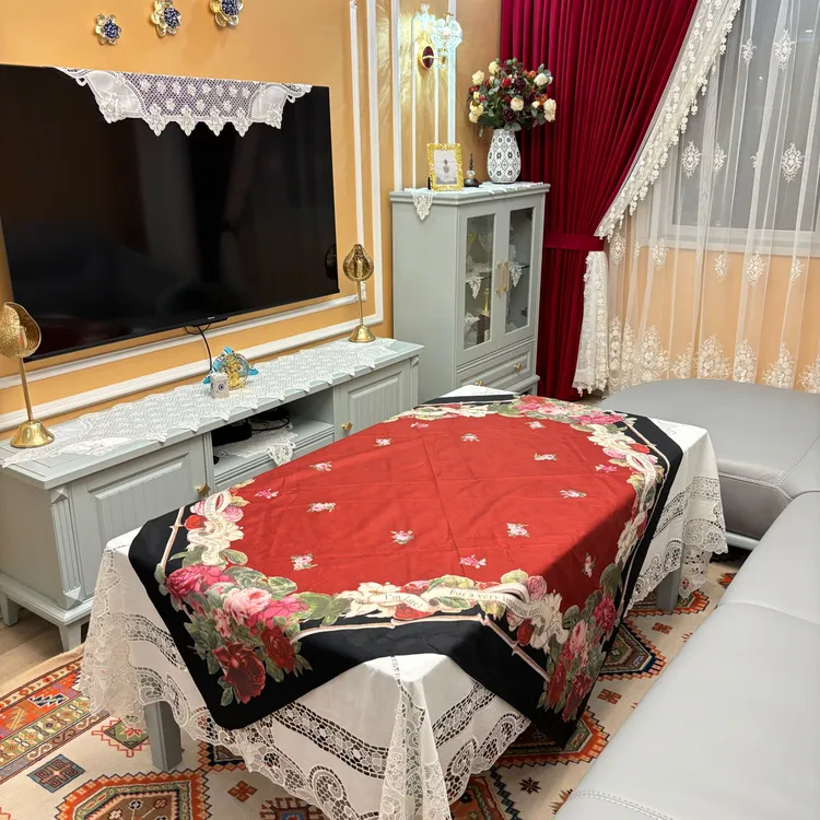 网红民族风新款桌布150*150