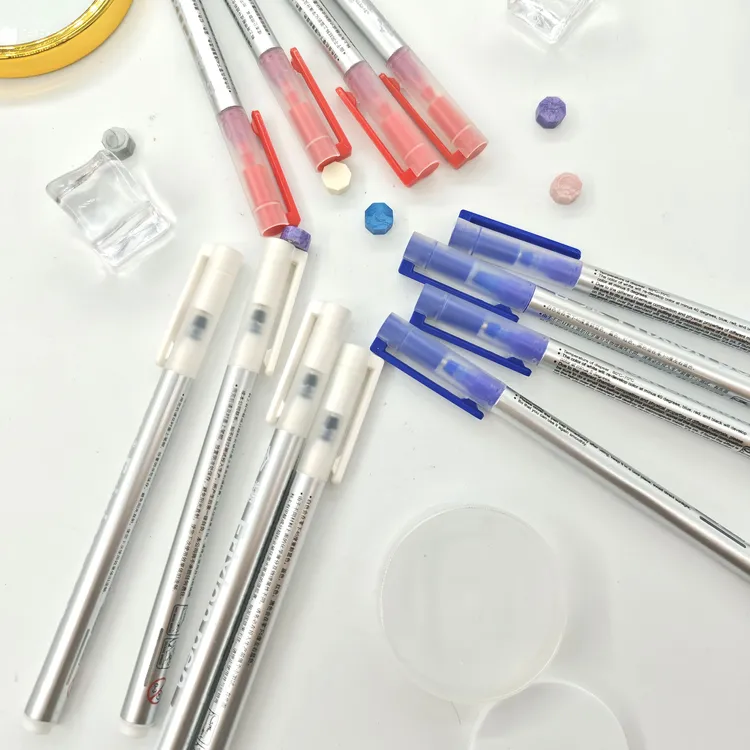 合耀巨无霸高温消失笔布料皮革专用点位划线记号笔加粗热消笔套装