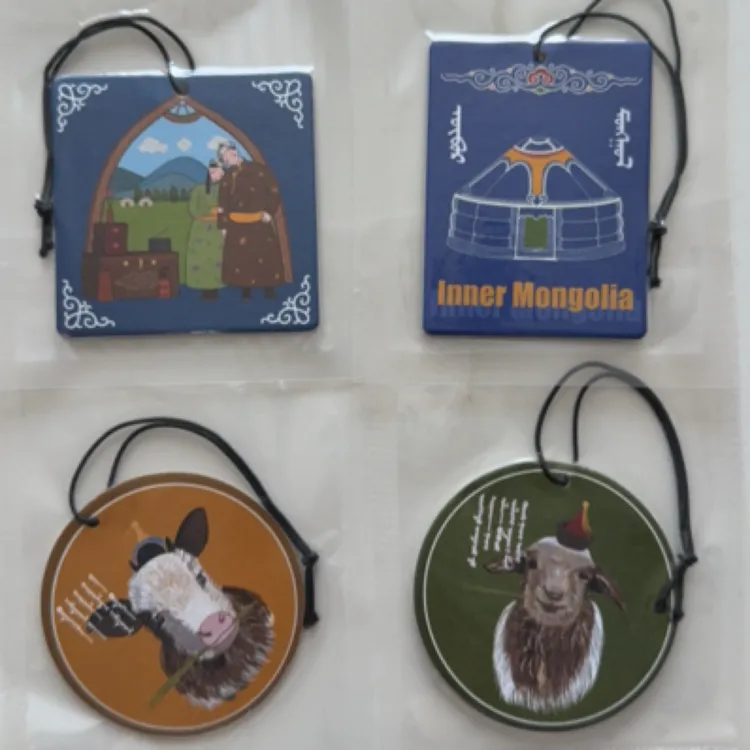 原创插画｜车挂香片