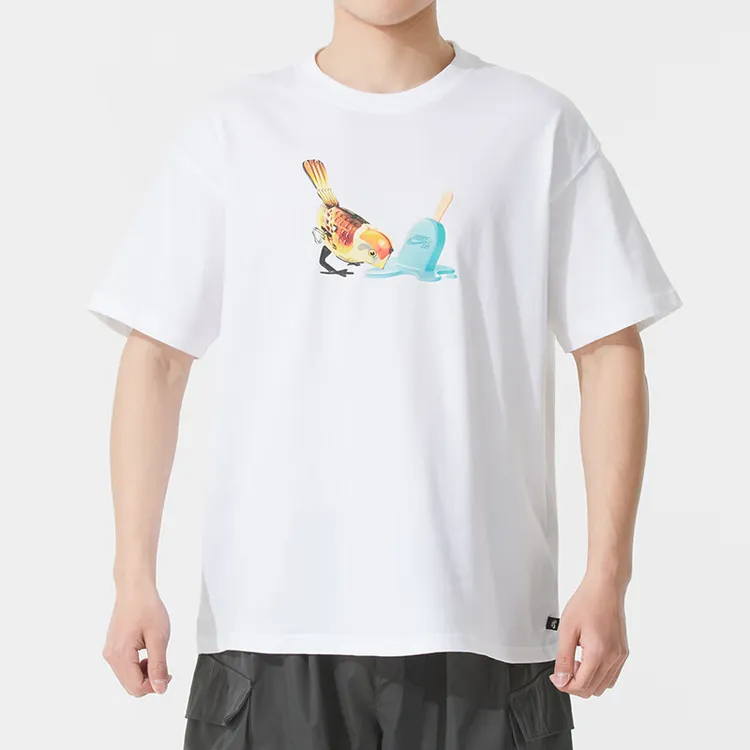 NIKE/耐克男装短袖上衣 2025夏季新款LOGO运动服圆领户外T恤衫