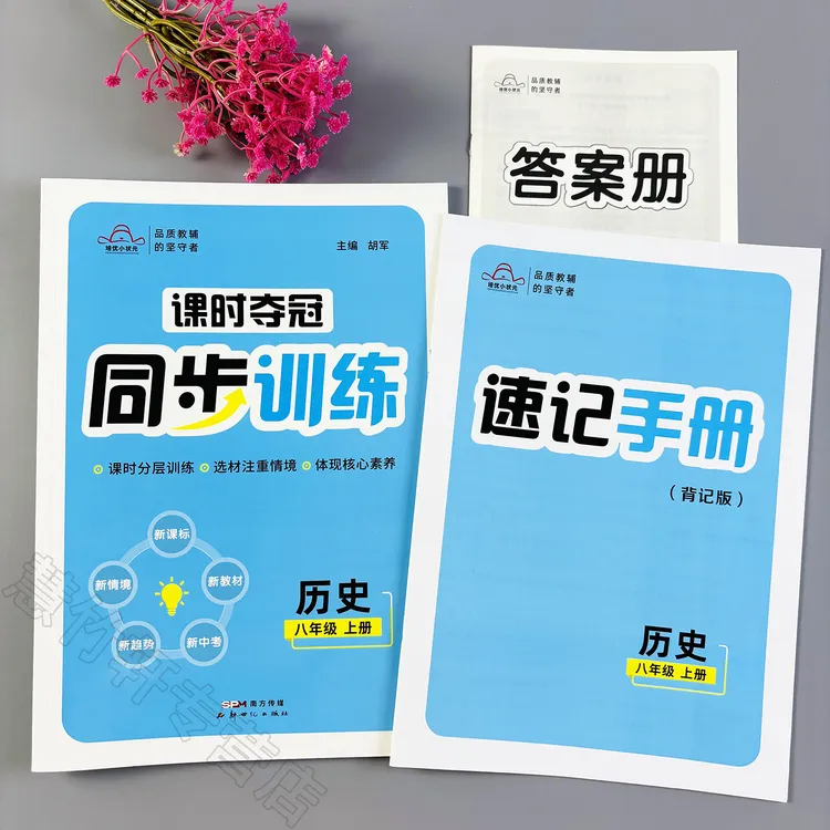 八年级上册历史同步训练人教版初二上册历史同步练习册一课一练