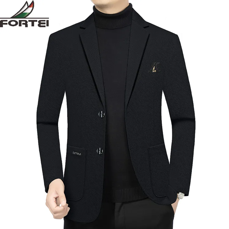 FORTEI/富鋌男士西服潮流帅韩版修身中青年秋冬季商务休闲小西装