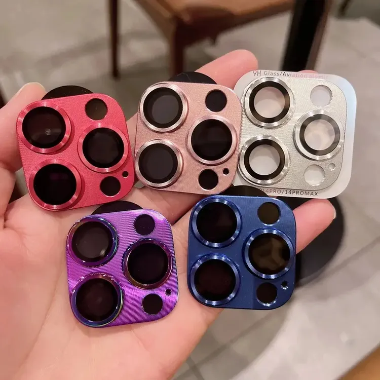 适用苹果15Promax镜头膜iphone16金属镜头贴全覆盖摄像头圈圈14/