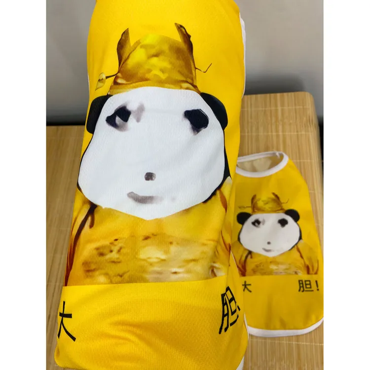 大胆龙图衣服狗狗猫咪宠物背心中小型犬抽象搞怪夏季背心泰迪比熊