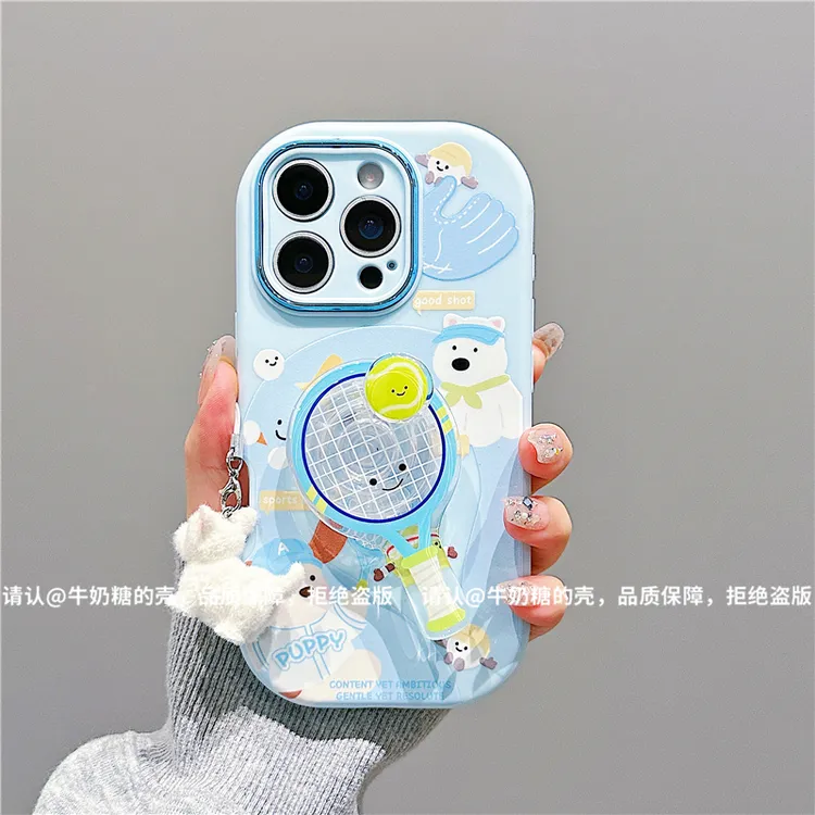 金属小胖妹适用苹果17/iPhone/华为荣耀/VIVO/OPPO/小米手机壳潮