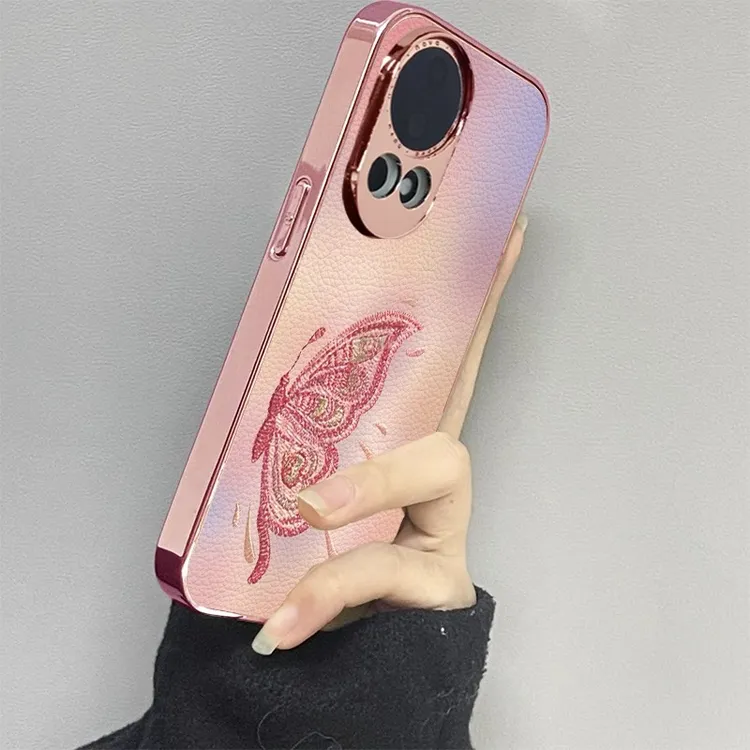 适用华为nova13手机壳粉色蝴蝶nova12ultra新款11全包防摔10男女