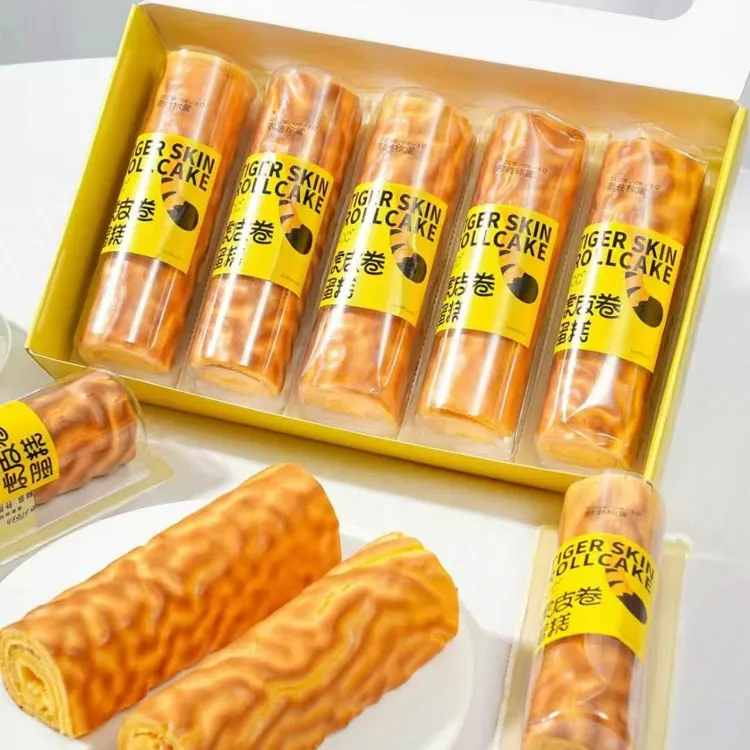 虎皮卷蛋糕卷正宗含鸡蛋无反式脂肪酸休闲营养早餐网红充饥零食品