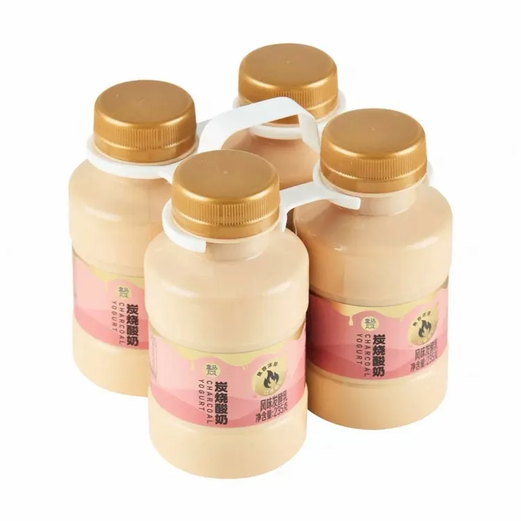 盒马新品炭烧酸奶235g*4瓶冷藏短保28天新品包邮