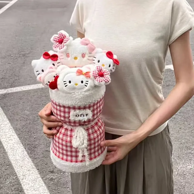 HelloKitty玩偶花束少女心可爱毛绒公仔花送女友闺蜜七夕生日礼物