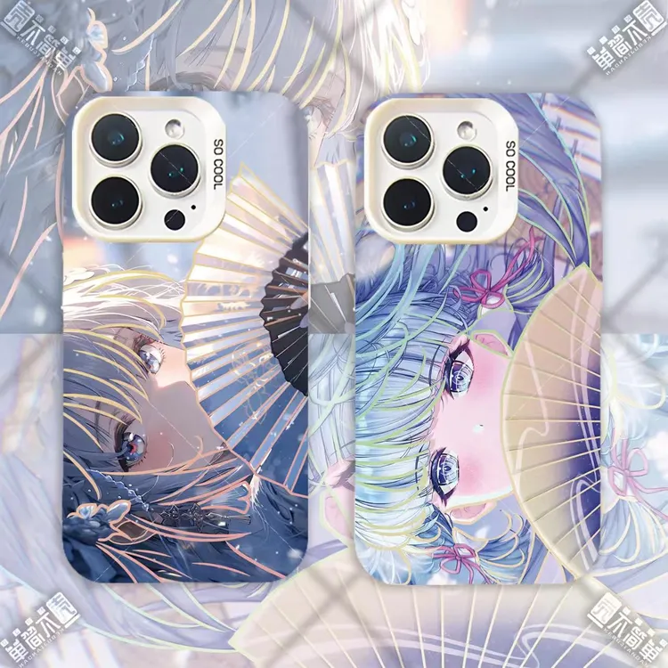 新款原神神里凌华彩银金线条适用iQOO13小米17Pro全包防摔手机壳