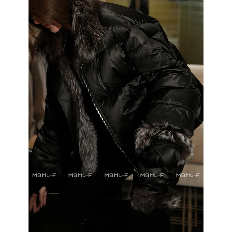MBNL-F”Pionr 静调鹅绒“ 狐狸原皮毛毛领鹅绒服 秦磊XM-XYR3727
