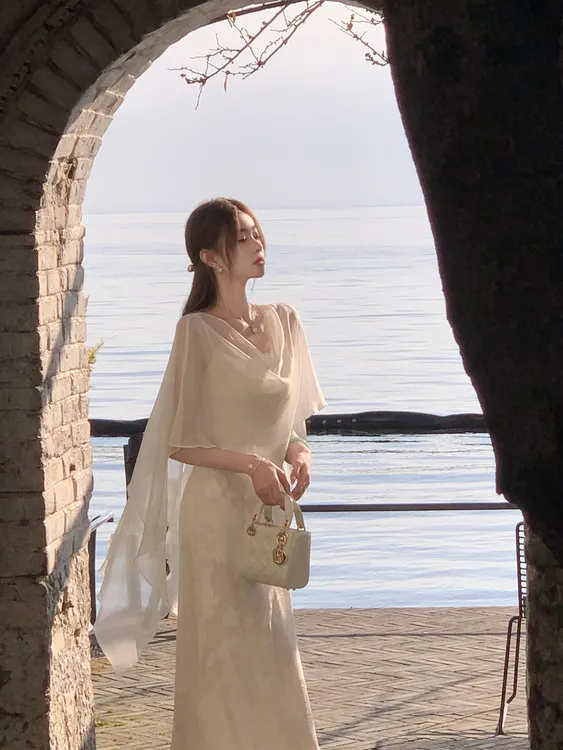 EIA一尧新中式国风【白玉兰开衫】清冷气质小众雪纺外衫微透仙气女