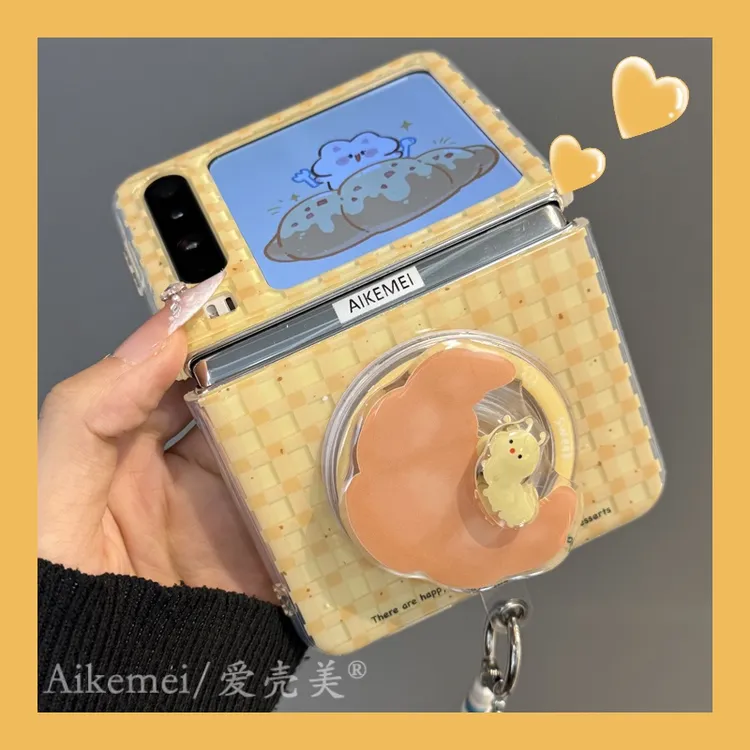 适用华为purax折叠屏手机壳格纹牛角包purax典藏版小虫磁吸支架女