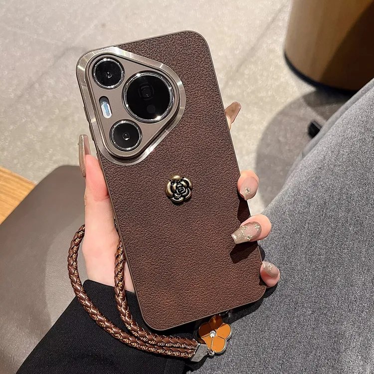 适用华为Pura80pro手机壳镜头全包mate80pro高档p80ultra女p70pro