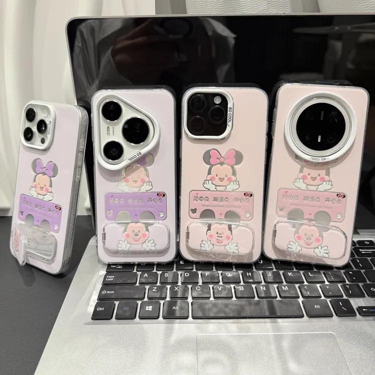 蝴蝶结米奇适用苹果/华为/荣耀/OPPO/VIVO/小米手机壳防摔