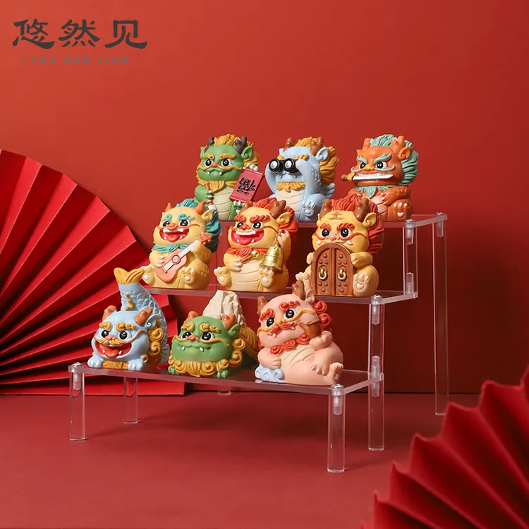 龙生九子中式神话故事生肖车载内饰汽车创意礼物家居桌面装饰摆件