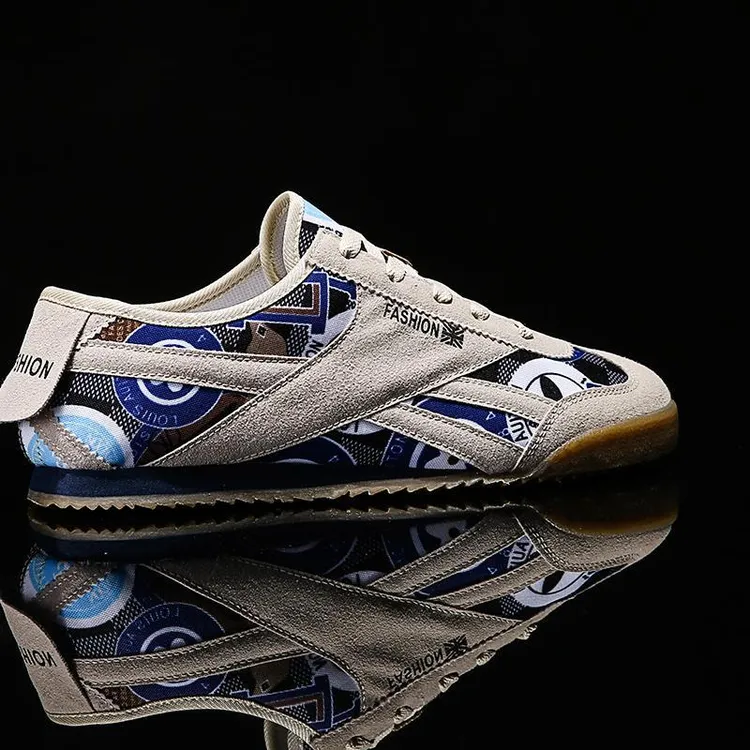 男鞋新款春秋懒人休闲百搭阿甘板鞋旅游开车网红爆款豆豆潮鞋