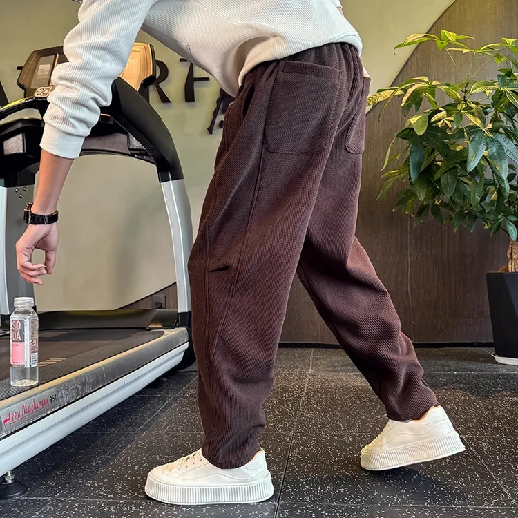 优桓高级感休闲裤男款潮牌运动裤直筒男裤2025新款春秋季百搭裤子