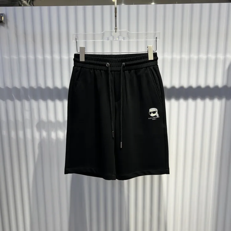 欧货潮流薄款流行休闲短裤男士2025夏季新款小人物刺绣痞帅五分裤