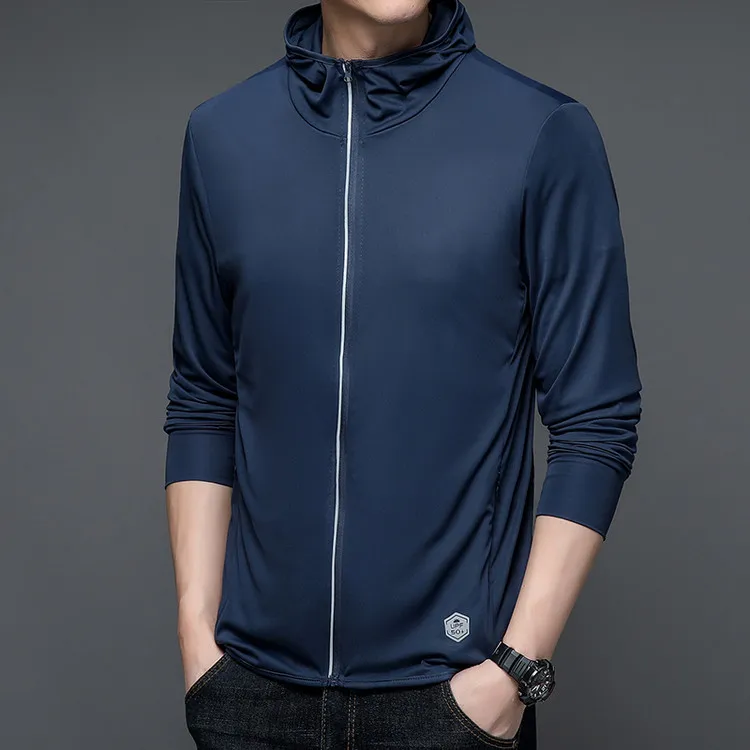 NPKP防紫外线连帽防晒服夏季男士冰丝薄款透气防晒衣外套