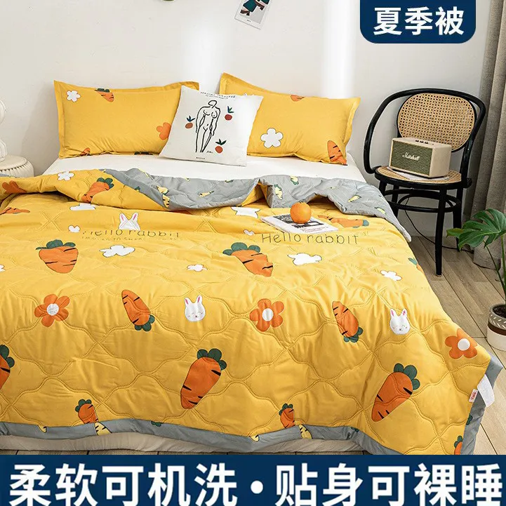 夏季款家用夏被空调被夏凉被薄被子夏天学生宿舍单人被子被芯批发