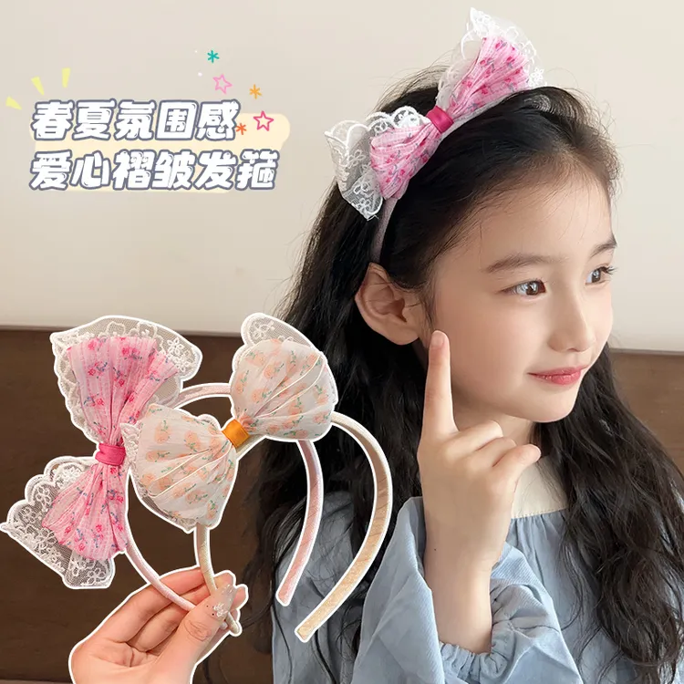 儿童发箍宝宝发饰女童头饰头箍甜美不勒头女孩可爱蝴蝶结公主