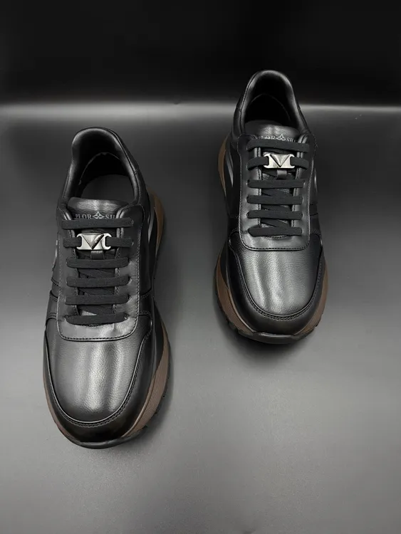 丹妮出品秋冬男士厚底休闲鞋有单有棉