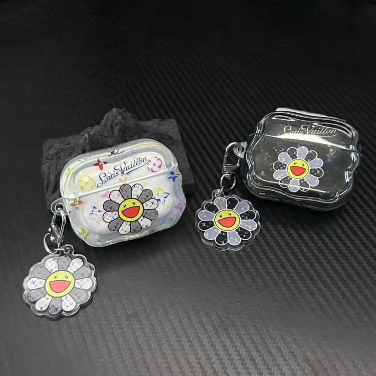夏日太阳花适用苹果耳机保护套/壳airpods4/3/2PRO/1代情侣潮牌