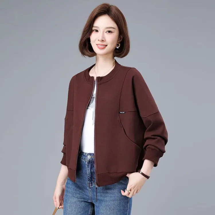 独特超好看宽松立领夹克棒球服女外套2025年春秋季新款小香风上衣