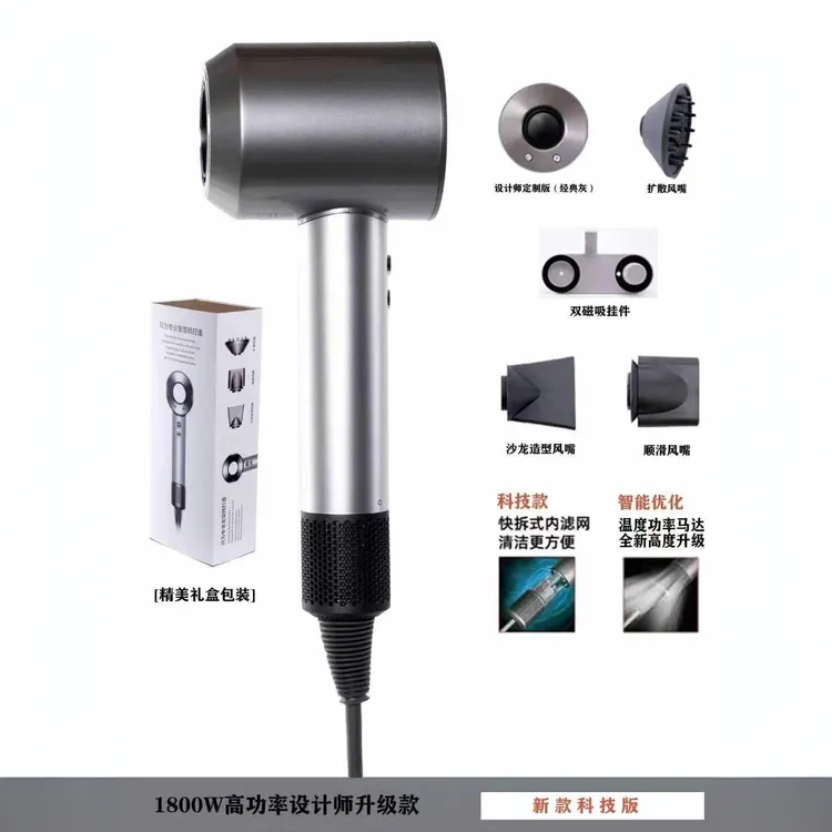 DH12理发店发廊专用静音吹风机负离子不伤发女生专用电吹风高速