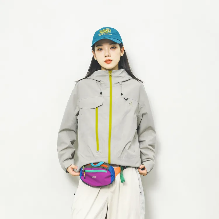 Epicsocotra秋冬户外山系防水连帽冲锋衣男女款保暖透气登山外套