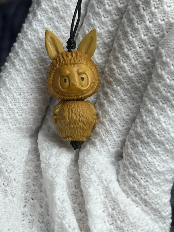手工拉布布挂饰全身猴头雕刻全品