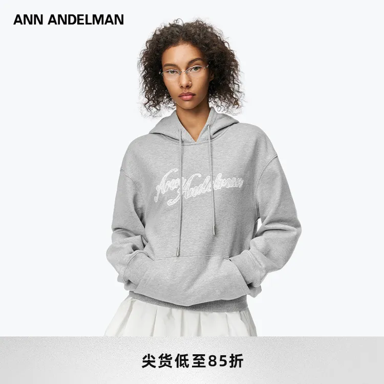 ANN ANDELMAN2025年春季新款设计感假两件卫衣花苞裙短裙