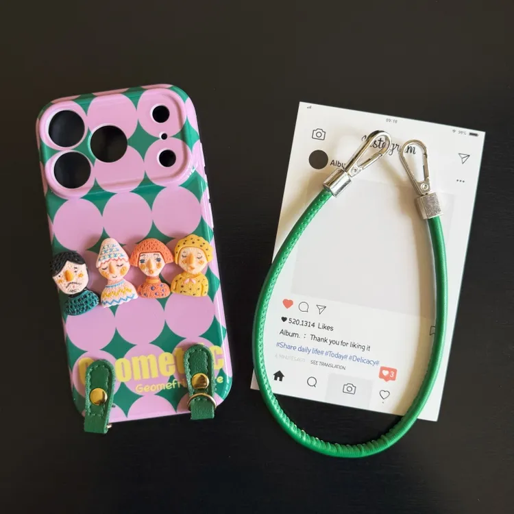 卡通人偶菲林软壳适用苹果17promax手机壳16华为vivo小米oppo荣耀