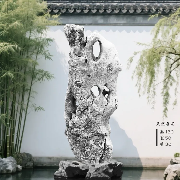 广西太湖石纯天然原石户外庭院摆件园林造景石别墅设计风景石奇石