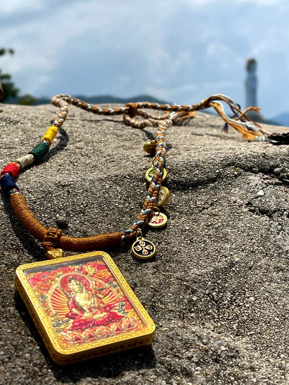 十二生肖守护神双面财神唐卡