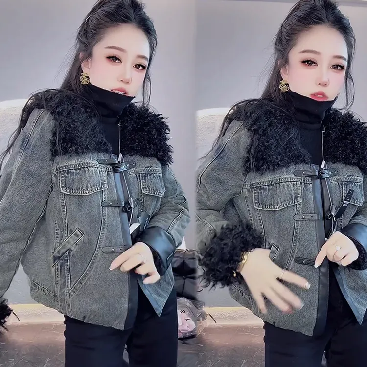 2025秋季新款时尚显瘦气质网红高档洋气女高级百搭宽松大码棉外套