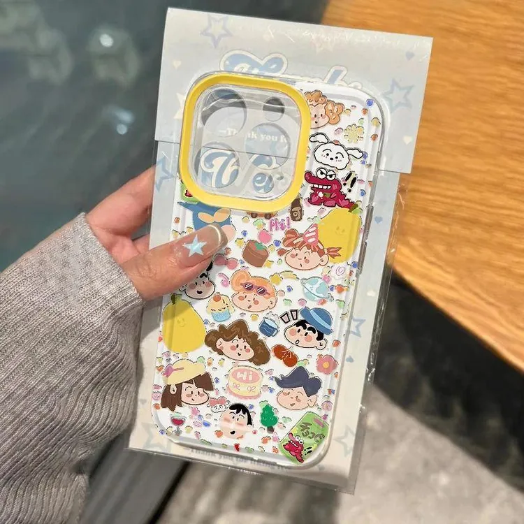 黄小新适用苹果15手机壳iPhone16promax/14/13可爱12/11卡通XS/8P