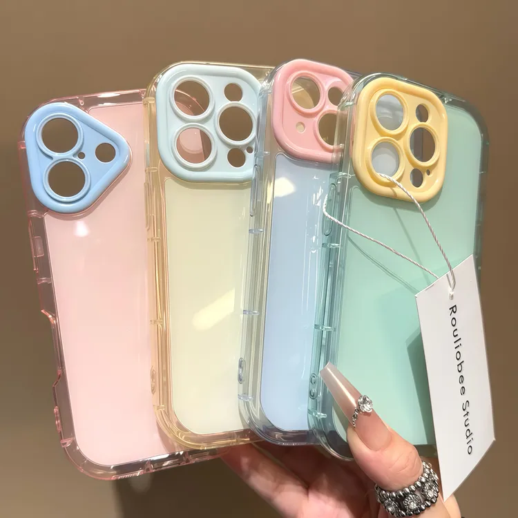 ins高颜值果冻奶油壳适用iPhone16手机壳14苹果15小米华为vivoppo