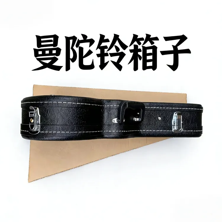 曼陀铃琴盒专用曼陀林皮箱乐器配件箱子盒子黑色皮面