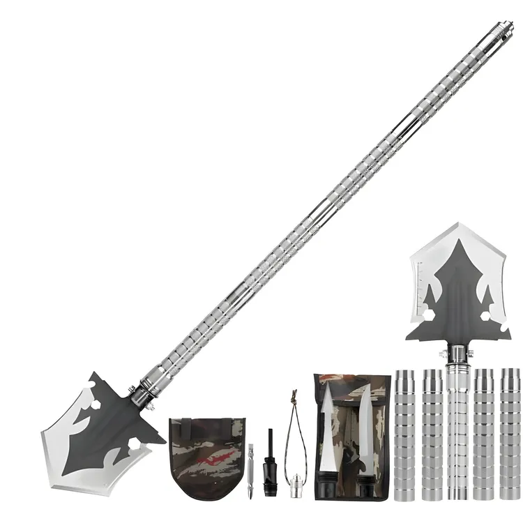 户外多功能兵工铲正宗加厚锰钢折叠工兵铲子铁锹露营工具便携防身