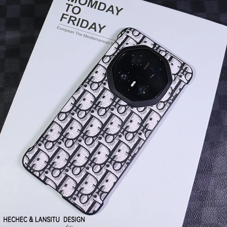 适用于华为mate70rs手机壳经典花纹手工定制新款超薄无边框保护款