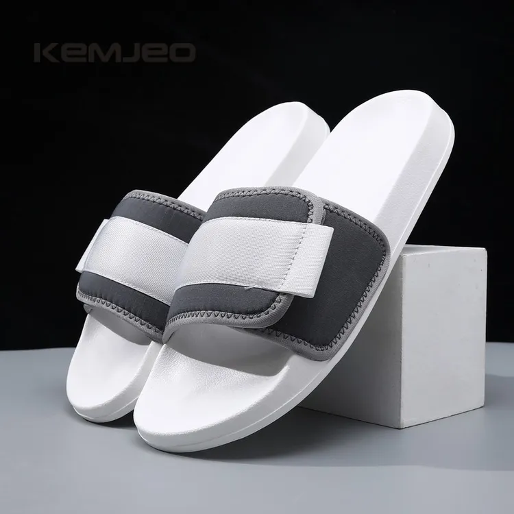 RB 拖鞋男士外穿潮牌防滑耐磨一字拖软底百搭踩屎感运动沙滩凉鞋