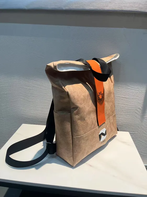 #ZINA休闲双肩包 #杜邦纸背包 #防水环保双肩背