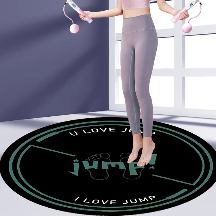 材质无味双面缓冲环保泡沫瑜伽垫子跳绳毯防滑家用健身地毯垫毯