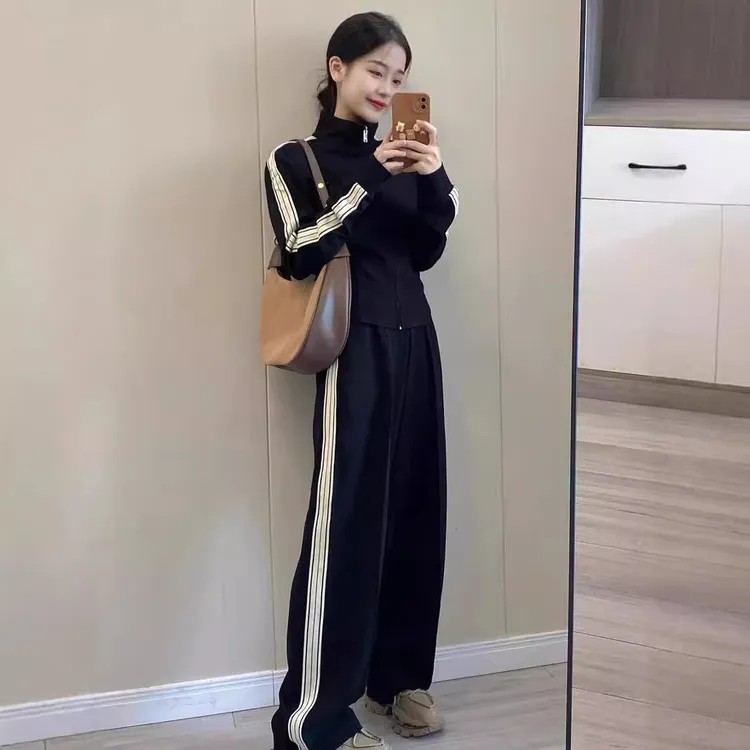 显瘦气质网红洋气百搭减龄宽松秋季长袖时尚小香风女装老钱风热销