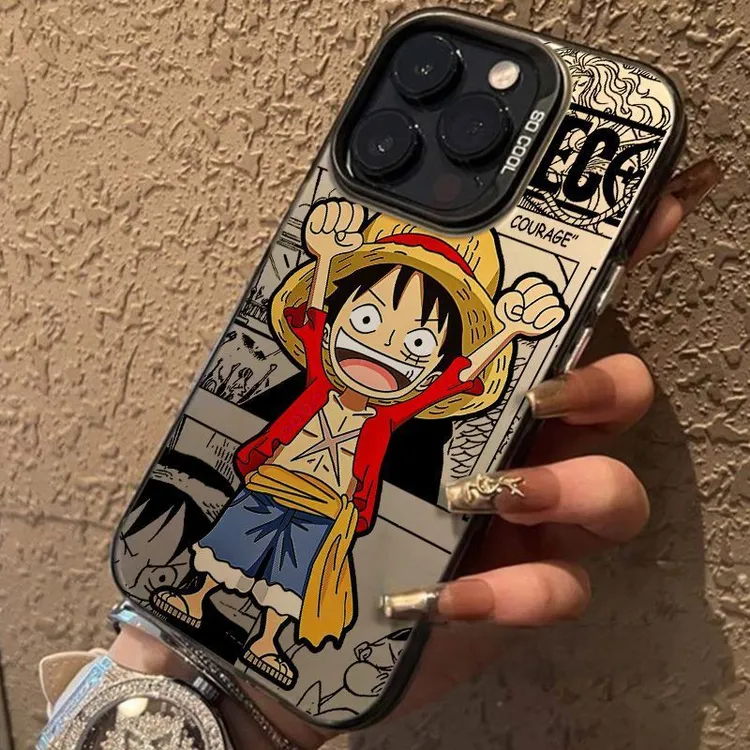 撞色元气举手路飞适用苹果16手机壳iphone15华为小米vivo防14/13